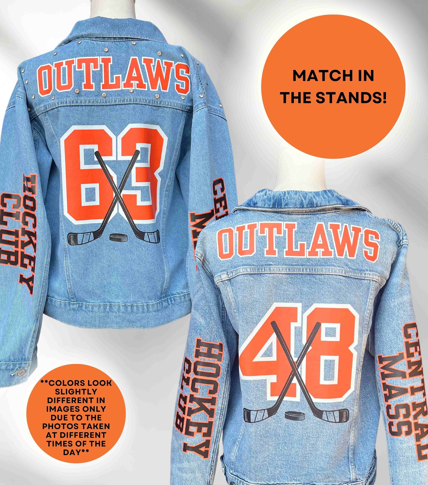 Custom Denim Jacket, Sports Mom Denim Coat, Custom Jean Jacket, Baseball Mom Jacket, Personalized Number Jackets, Football Jacket, Team Gift