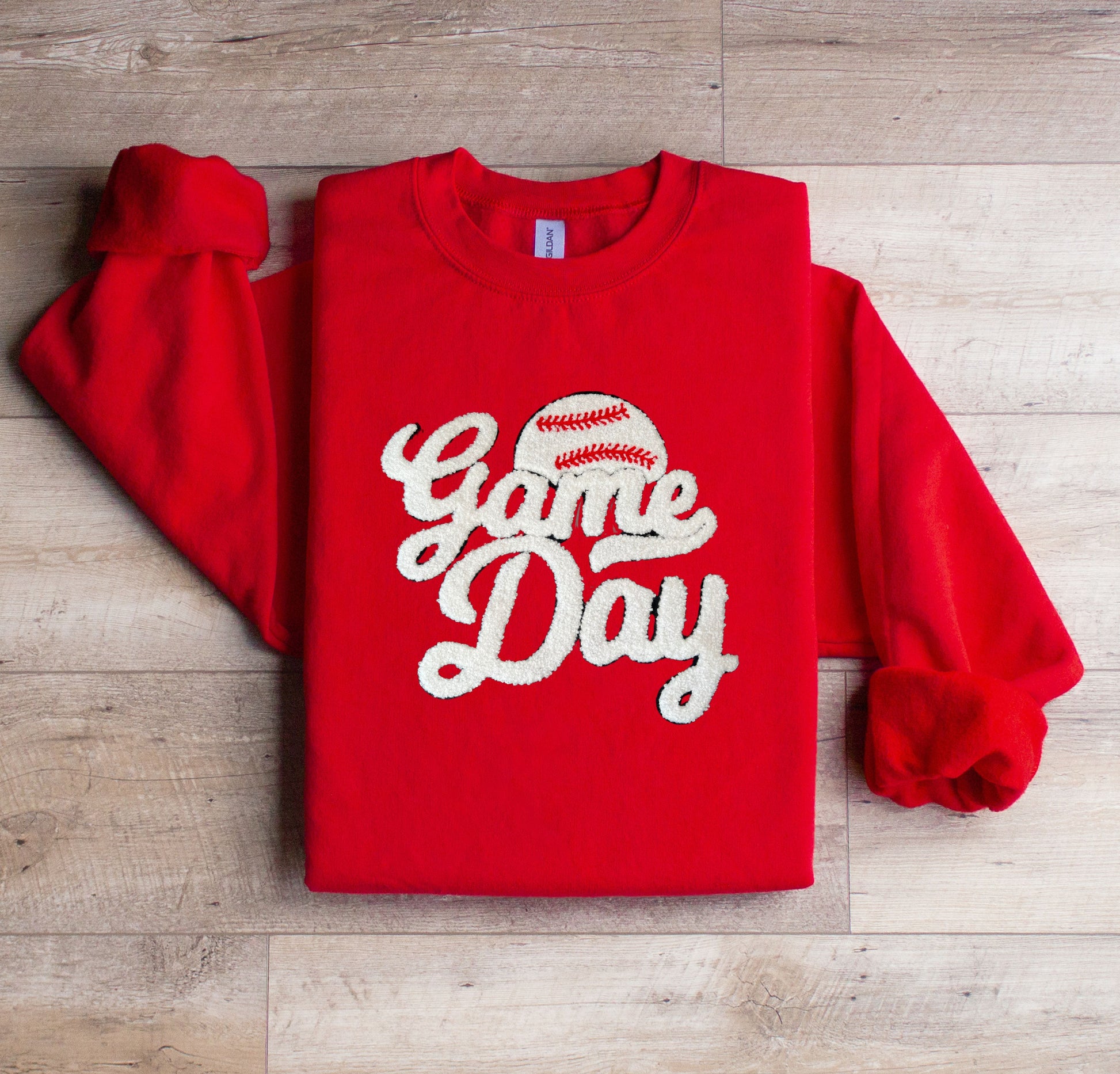 Baseball Patch Game Day Sweater