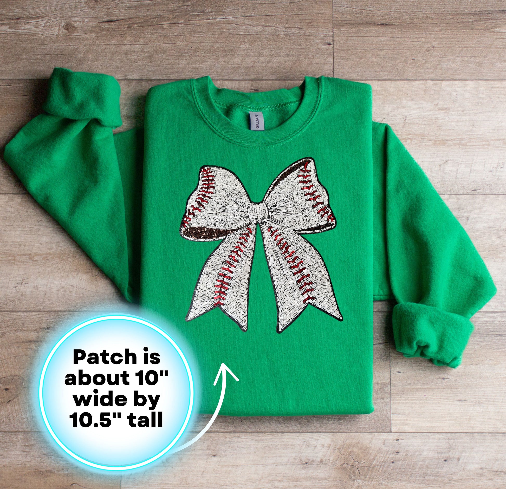 Baseball Bow Sweatshirt