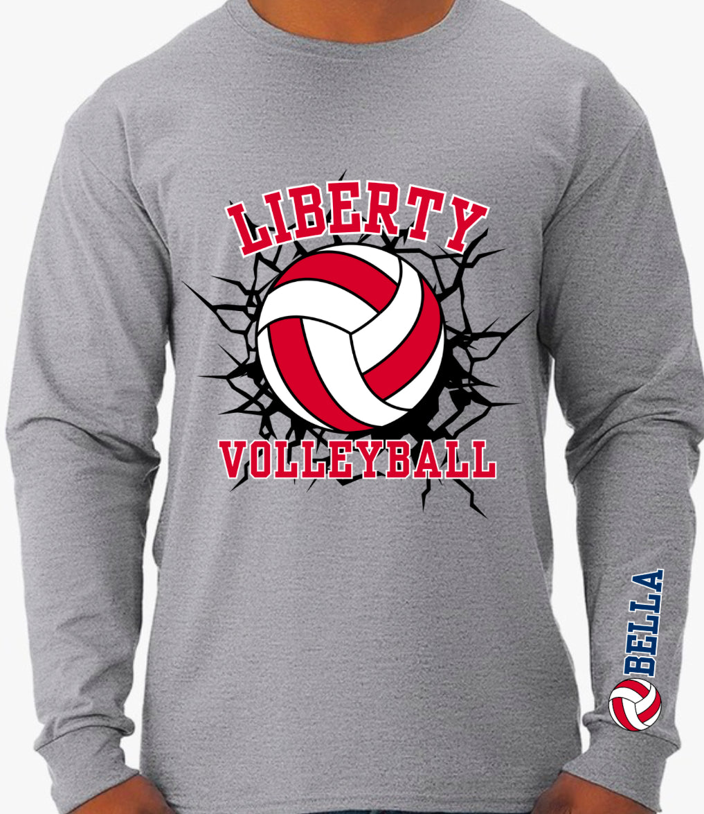 Liberty Volleyball Shirts - Half Payment