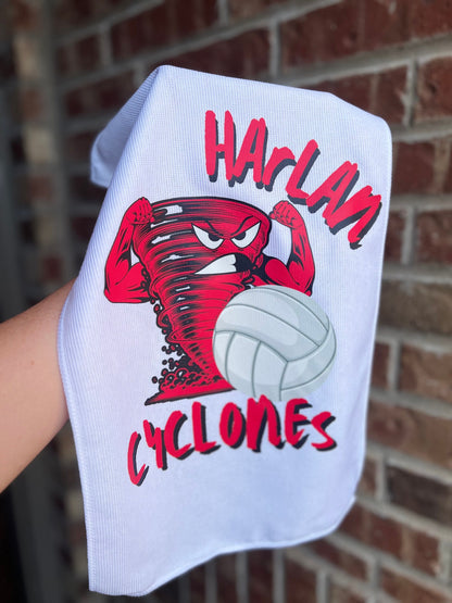 Custom Rally Towels, Football Mom Rally Towel, Sport Mom Spirt Towel, Mascot Team Towel, Gifts for Senior Year, Homecoming Week Towel,Spirit