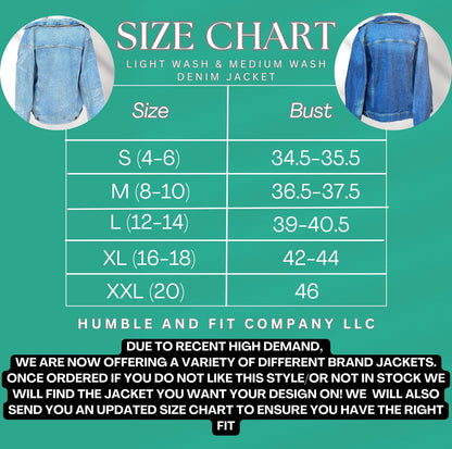 Dance Mom Denim Jacket, Custom Dance Jacket, Dancer Jean Jacket, Personalized Denim Jacket, Dance Team Gift, Dance Coach Gift, Dancer Jacket