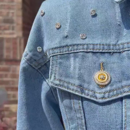 Custom Cheer Coach Denim Jacket, Cheer Mom Jean Jacket, Personalized Cheer Mom, Cheer Competition Jackets, Bling Dance Mom Jackets, Custom